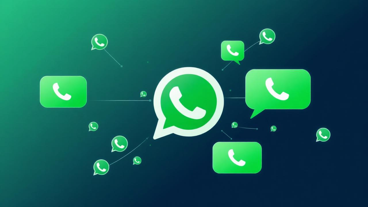 Ilustração de chatbot para WhatsApp